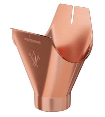 Водосток Aquasistem, система 150/100 - Воронка желоба медная