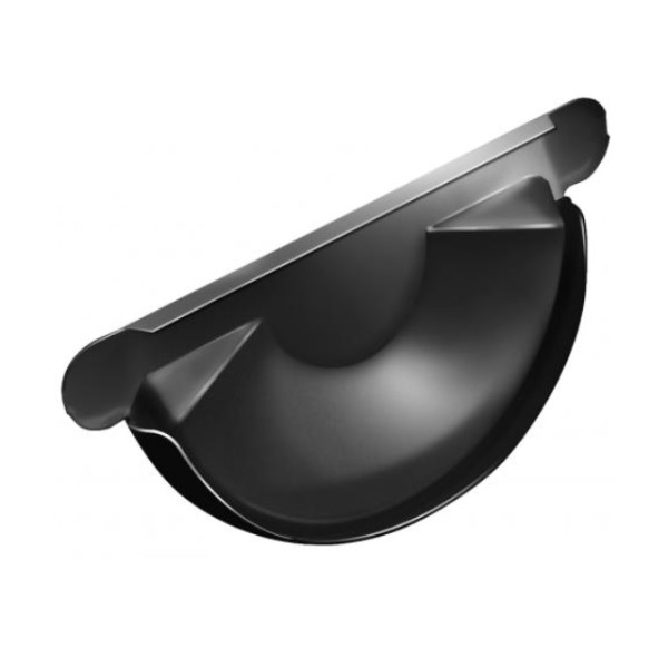 Водосток Grand Line 125x90 – Заглушка желоба RAL 9005 купить в Красном Холме