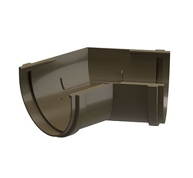 Угол желоба 135˚ Docke Premium ПВХ - Каштан купить в Красном Холме