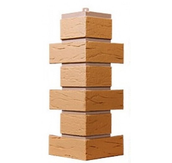 Угол T-Сайдинг-Кирпич Саман Бежевый купить в Красном Холме