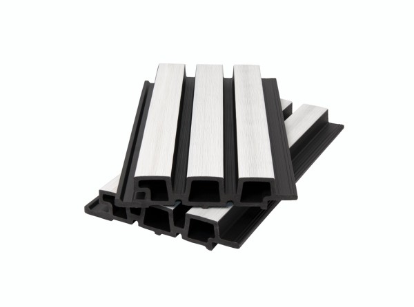 Фасадная панель брусковая двухцветная co-extrusion, white купить в Красном Холме