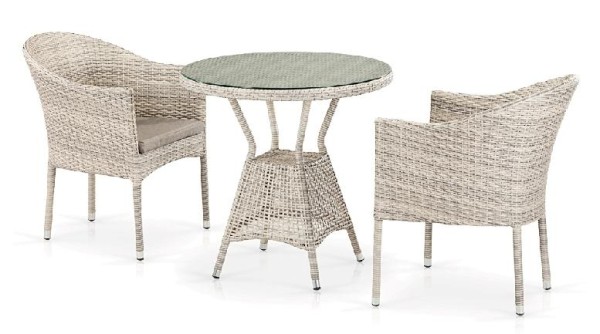Комплект плетеной мебели AFINA из иск. ротанга T705ANT/Y350-W85 Latte 2Pcs купить в Красном Холме