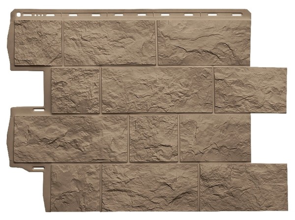 Фасадная панель Альта-Профиль Туф ЭКО Бежевый купить в Красном Холме