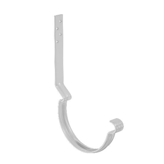 Водосток Aquasistem, система 125x90 - Крюк крепления желоба длинный RR 20 Белый купить в Красном Холме