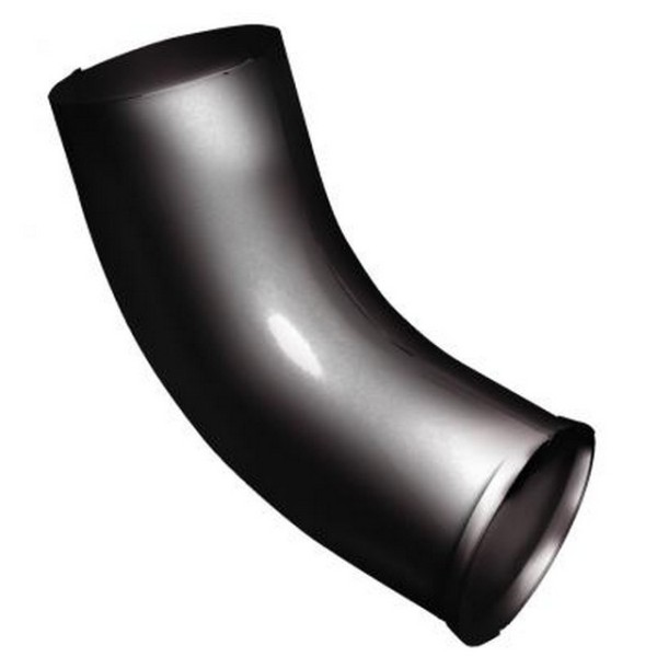 Водосток Grand Line 125x90 – Колено сливное RAL 9005 купить в Красном Холме