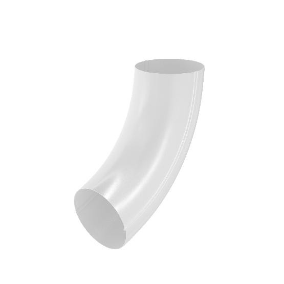 Водосток Aquasistem, система 150/100 - Колено трубы RAL 9003 Белый купить в Красном Холме