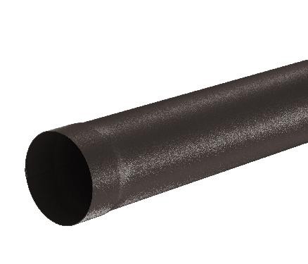 Водосток Aquasistem, Система 125x90 - Труба водосточная 3.00м RR 32 Тёмно-коричневый matt купить в Красном Холме