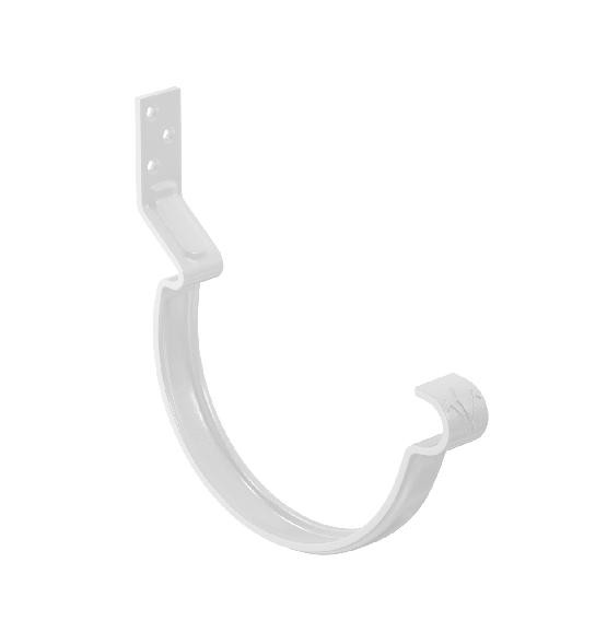 Водосток Aquasistem, система 125x90 - Крюк крепления желоба короткий RR 20 Белый купить в Красном Холме