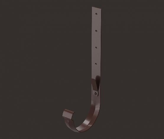 Металлический кронштейн желоба Docke Lux - Шоколад купить в Красном Холме