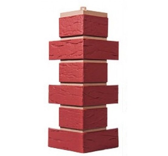 Угол T-Сайдинг-Кирпич Саман Бордо купить в Красном Холме