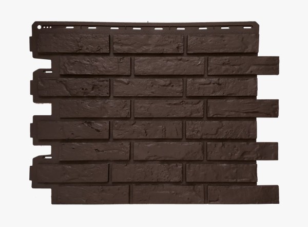 Фасадная панель Альта-Профиль Кирпич Рижский ЭКО Коричневый купить в Красном Холме