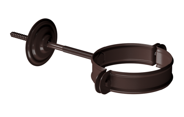 Хомут трубы D90 Döcke STAL PREMIUM Шоколад, (RAL 8019) купить в Красном Холме