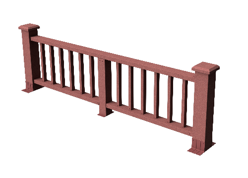 Ограждения декоративное ДПК GRINDERDECO Троя мербау купить в Красном Холме