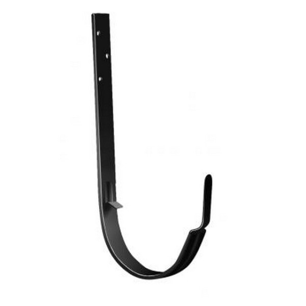 Водосток Grand Line 125x90 – Кронштейн длинный RAL 9005 купить в Красном Холме