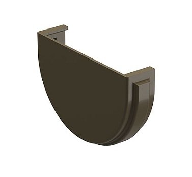 Заглушка желоба Docke Premium ПВХ - Каштан купить в Красном Холме