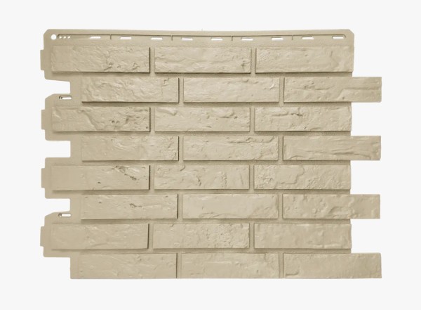 Фасадная панель Альта-Профиль Кирпич Рижский ЭКО Кремовый купить в Красном Холме