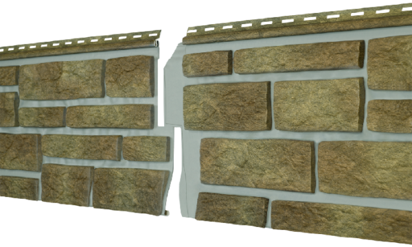 Фасадная панель Ю-пласт Стоун Хаус S-Lock Таганай вулканический купить в Красном Холме