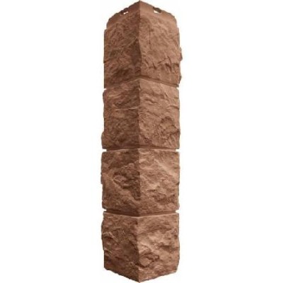 Угол наружный Альта-Профиль Туф ЭКО Терракотовый