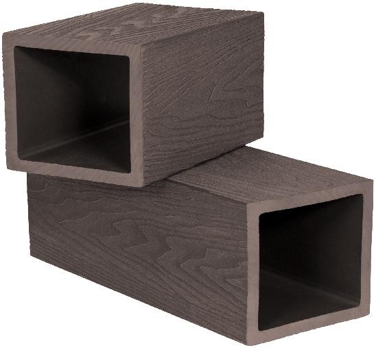 Столб опорный Polivan SINGARAJA 3D фактура дерева, темно-коричневый купить в Красном Холме