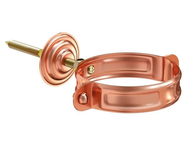 Водосток Aquasistem, система 150/100 - Хомут для крепления трубы медный купить в Красном Холме