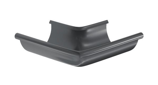 Водосток Aquasistem, система 150x100 - Угол желоба, наружный 90° RR 23 Маренго купить в Красном Холме