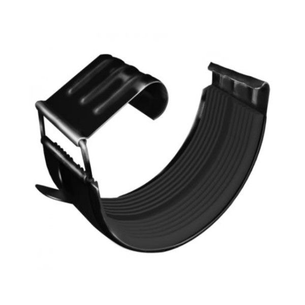 Водосток Grand Line 125x90 – Соединитель желоба RAL 9005 купить в Красном Холме