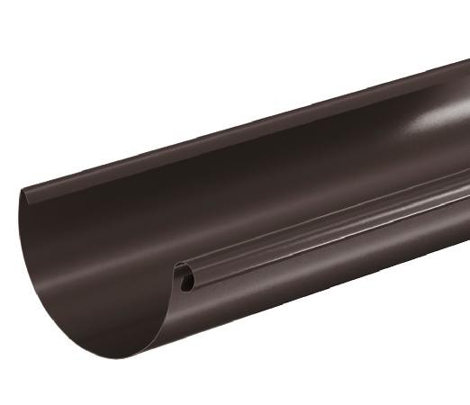 Водосток Aquasistem, система 150/100 - Водосточный желоб 3.00м RR 32 Тёмно Коричневый купить в Красном Холме