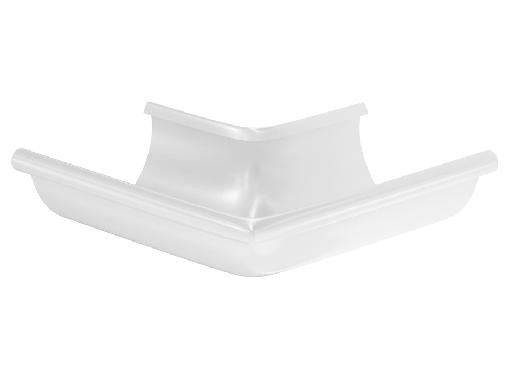 Водосток Aquasistem, система 125x90 - Угол желоба, наружный 90° RR 20 Белый купить в Красном Холме