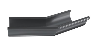 Водосток Aquasistem, система 150x100 - Угол желоба, наружный 135° RR 23 Маренго