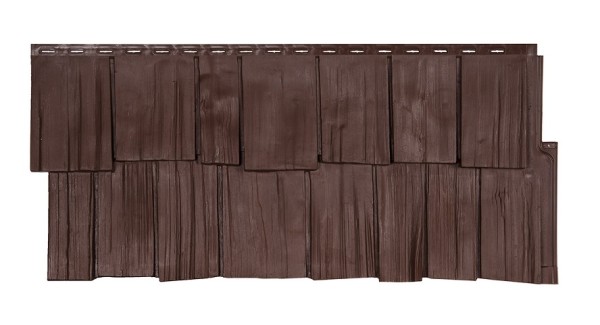 Фасадная панель T-Сайдинг- Щепа Дуб ЭКО-1 Браун купить в Красном Холме