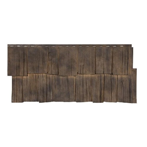 Фасадная панель T-Сайдинг- Щепа Дуб ЭКО-2 Орех купить в Красном Холме