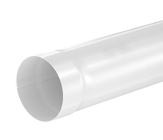 Водосток Aquasistem, система 125x90 - Труба водосточная 1.00м RR 20 Белый купить в Красном Холме