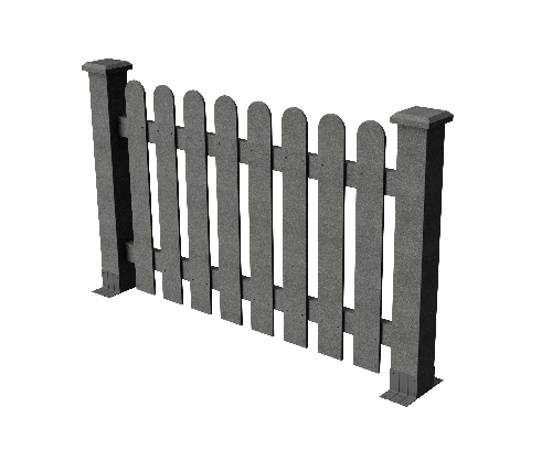 Ограждения декоративное ДПК GRINDERDECO  Сежурне серый базальт купить в Красном Холме