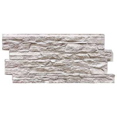 Фасадная панель FineBer, Скала, Мелованный белый