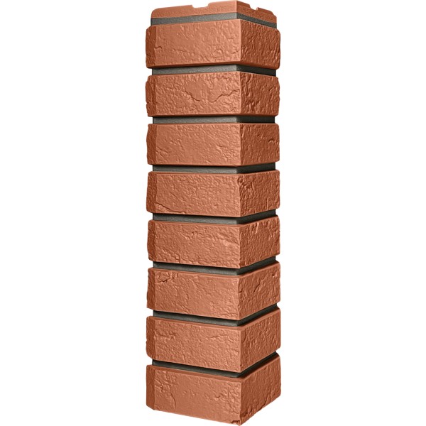Угол наружный ДАЧНЫЙ Серия Баварский кирпич Терракотовый купить в Красном Холме