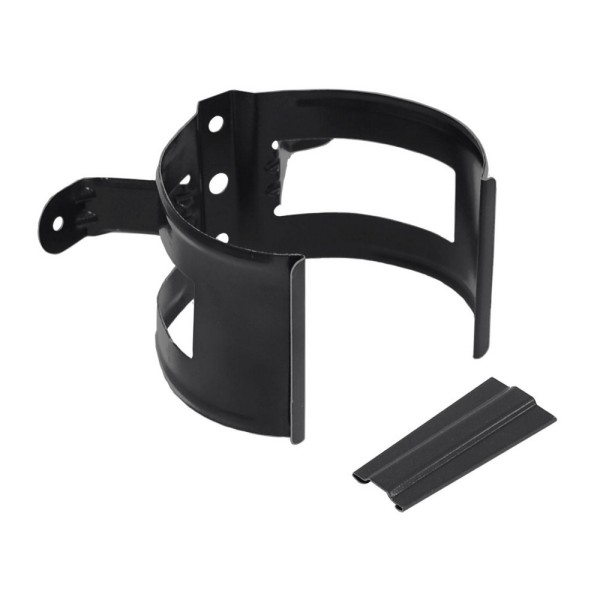 Водосток Grand Line 125x90 – Хомут трубы (на дерево) RAL 9005 купить в Красном Холме