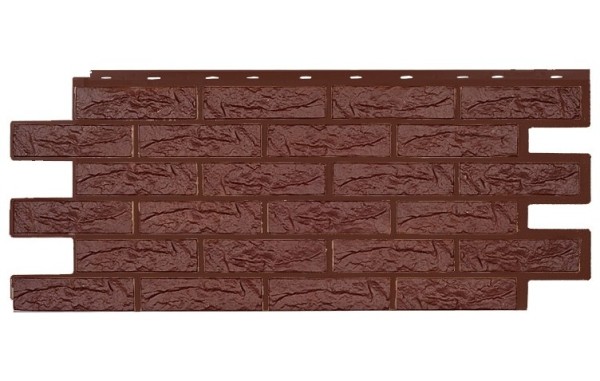 Фасадная панель T-Siding Лондон Брик Эко Браун купить в Красном Холме