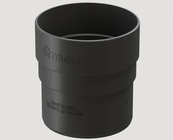 Муфта соединительная ПВХ Docke STANDART серый купить в Красном Холме