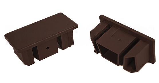 Заглушка для перил торцевая из алюминия GardenParkett Венге купить в Красном Холме