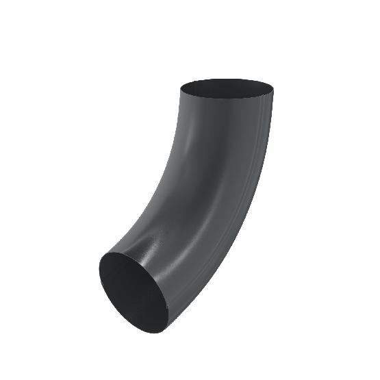 Водосток Aquasistem, система 150/100 - Колено трубы RAL 7024 Тёмно-серый купить в Красном Холме