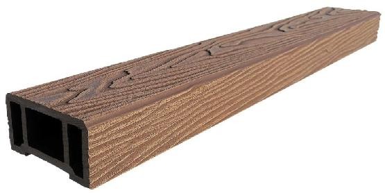 Перила ДПК 3D GardenParkett фактура дерева Светло-коричневый купить в Красном Холме