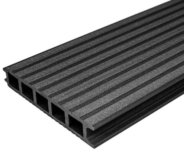 Террасная доска из ДПК бесшовная holzhof, Антрацит купить в Красном Холме