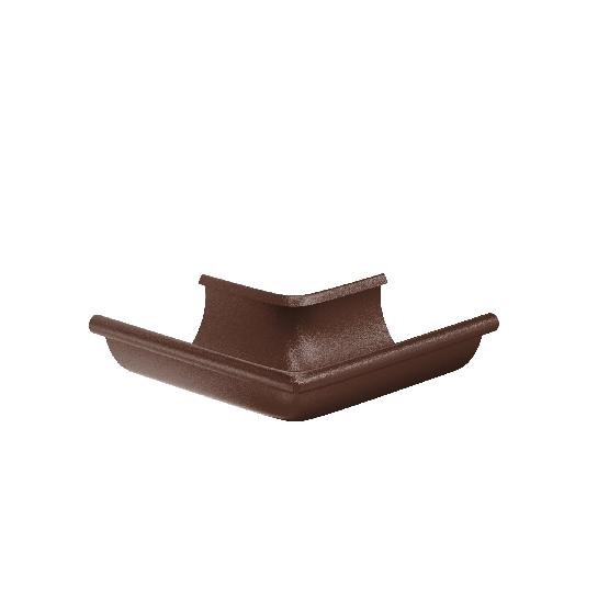 Водосток Aquasistem, Система 150/100 - Угол желоба, наружный 90° RAL 8017 Коричневый matt купить в Красном Холме