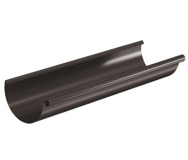 Водосток Aquasistem, система 125x90 - Водосточный желоб 3.00м RR 32 Тёмно-Коричневый купить в Красном Холме