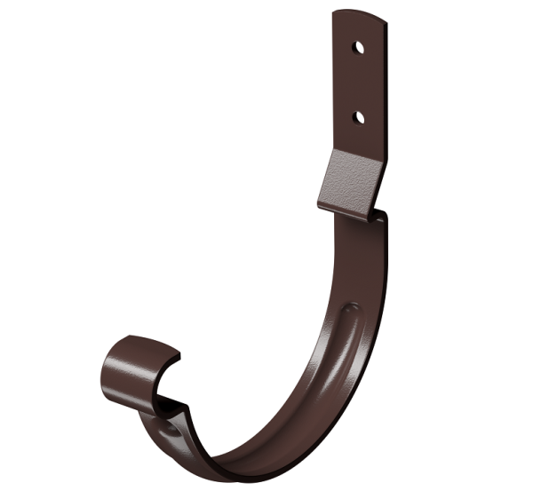 Карнизный крюк короткий (гнутый) D125 Döcke STAL PREMIUM Шоколад, (RAL 8019) купить в Красном Холме
