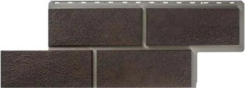 Фасадная панель Альта-Профиль Неаполитанский камень - Коричневый купить в Красном Холме