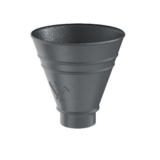 Водосток Aquasistem, Система 150/100 - Воронка водосборная круглая RR 23 Маренго matt купить в Красном Холме