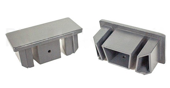 Заглушка для перил торцевая из алюминия GardenParkett Серый купить в Красном Холме