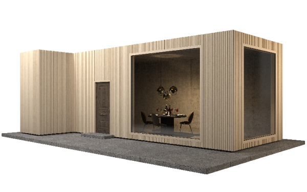 Фасадная панель GRINDERDECO, ДПК,двухсторонняя Выбеленный дуб купить в Красном Холме