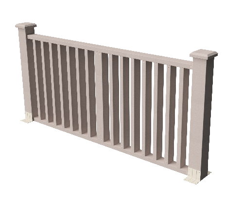 Ограждения декоративное ДПК GRINDERDECO  Риальто выбеленый дуб купить в Красном Холме